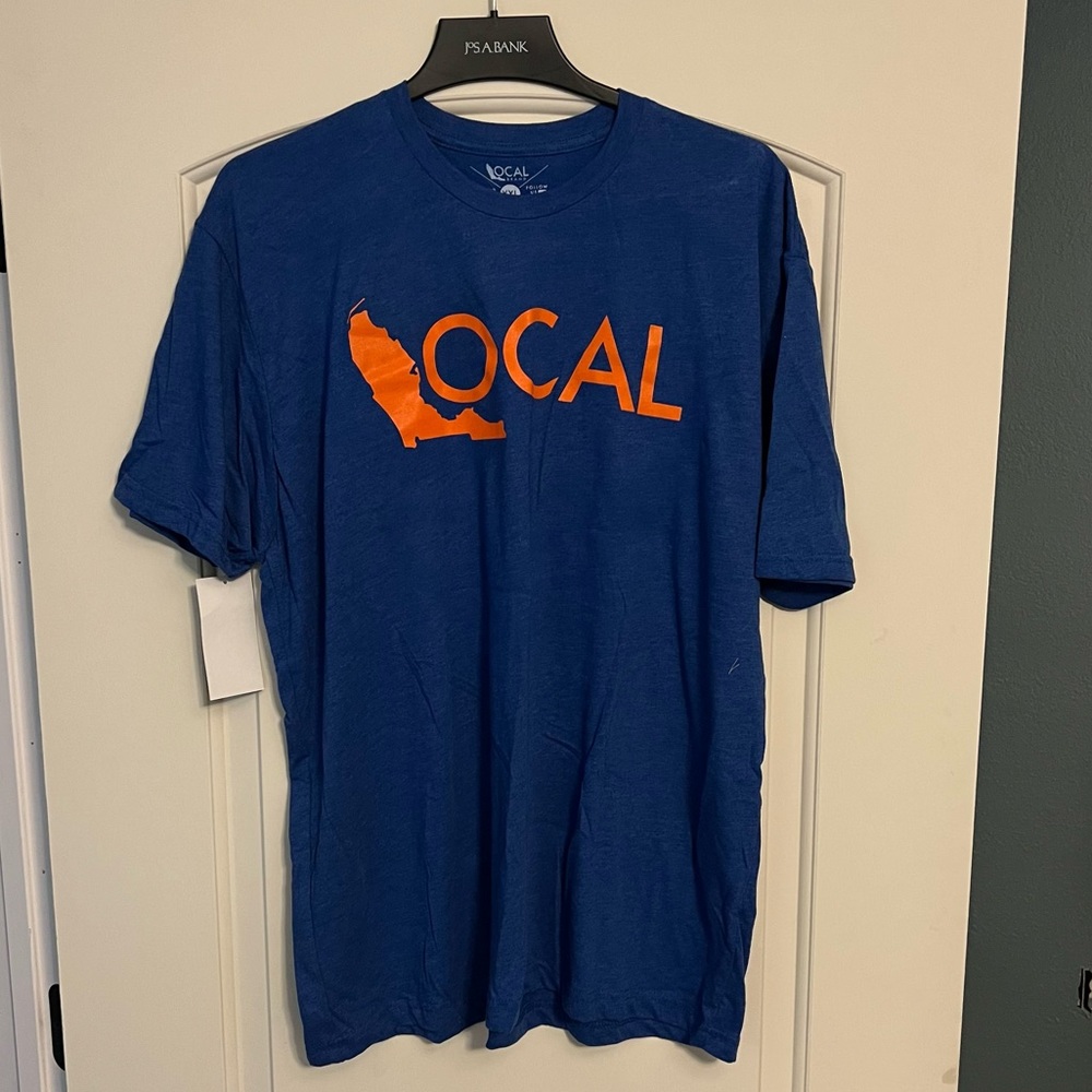 NWT - XXL - Blue and Orange Florida Gator Colors Local Tee Shirt
